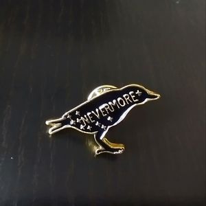 🧁 3/$30 Nevermore Raven Enamel Pin NEW